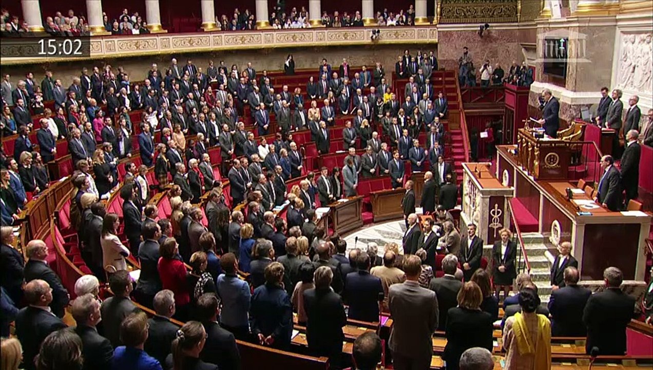 Hommage à l'Assemblée nationale