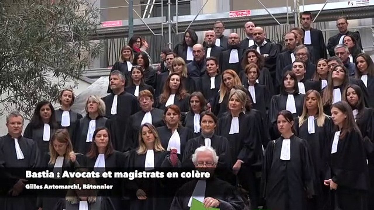 Bastia : Avocats et magistrats en colère