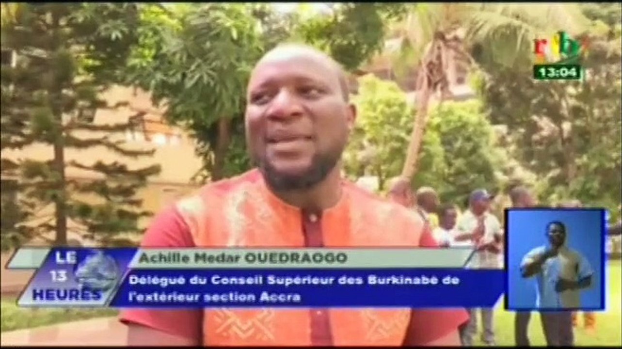 RTB - Commémoration du 58ème anniversaire du Burkina par les Burkinabé vivant au Ghana à la résidence de l’ambassadeur du Burkina à Accra