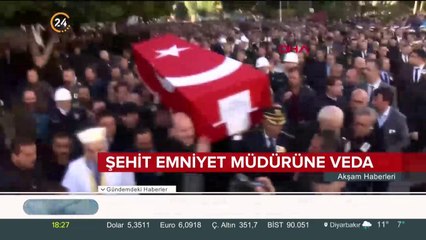 Şehit Rize Emniyet Müdürü Altuğ Verdi son yolculuğuna uğurlandı