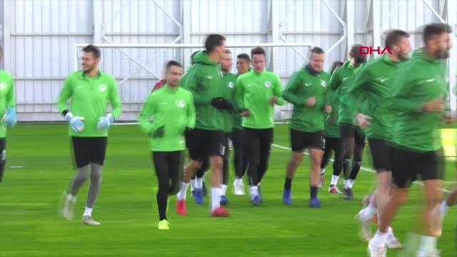 Spor Atiker Konyaspor Taktik Çalıştı