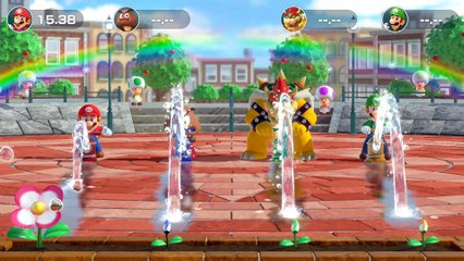 Super Mario Party Minigames Gameplay Square Off #1