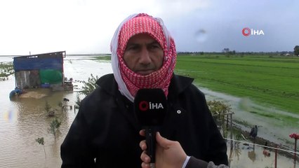 Hatay’da tarım arazileri sular altında kaldı