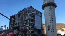 Démolition de la Rhodiacéta à Besançon