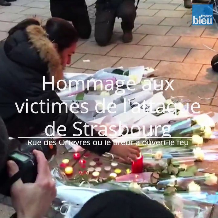 Hommage aux victimes de l'attaque de Strasbourg