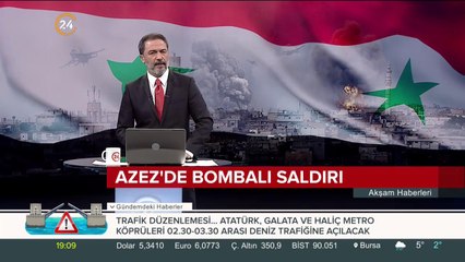 Azez'de bombalı saldırı gerçekleştirildi