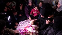 İsrail askerlerinin şehit ettiği 4 yaşındaki Filistinli çocuğun cenaze töreni - GAZZE