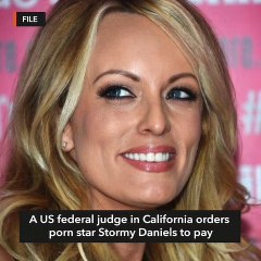 Judge orders Stormy Daniels to pay Trump nearly $300,000