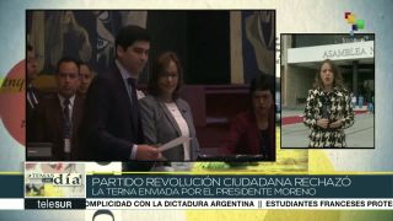 Ecuador: designan a Otto Sonnenholzner nuevo vicepresidente