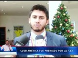 Club América de Quito fue premiado por la FEF