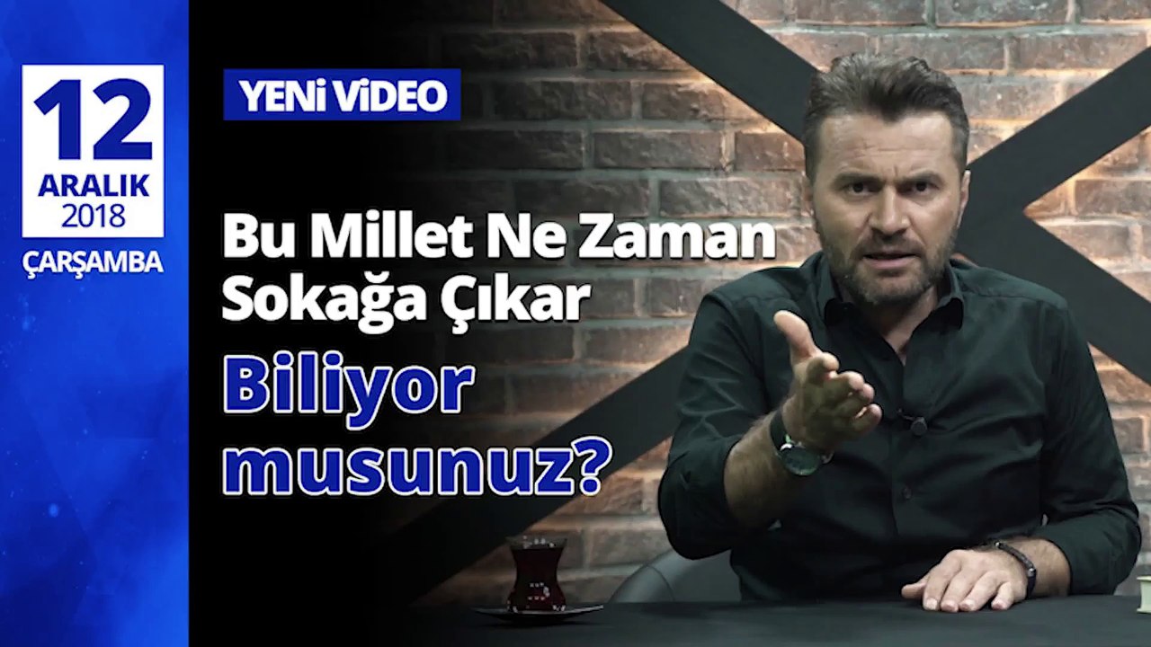 BU MİLLET NE ZAMAN SOKAĞA ÇIKAR BİLİYOR MUSUNUZ?