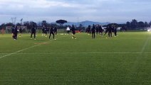 Lazio - Eintracht: allenamento con i primi 15 minuti aperti ai media