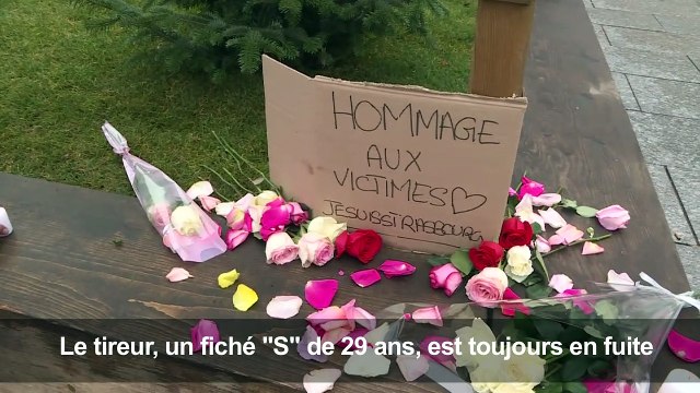 Strasbourg: témoignages et hommages au lendemain de l'attaque