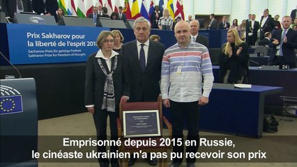 Le cinéaste ukrainien Sentsov remporte le prix Sakharov