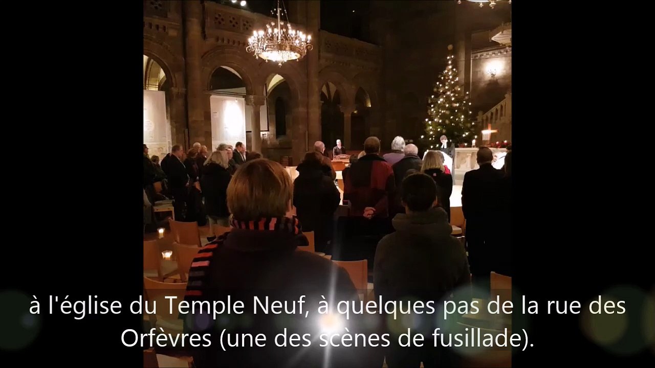 2018-12-12 - DNA - 18h11 - Un temps œcuménique de prière pour la paix vient de démarrer à l'église du Temple Neuf à Strasbourg