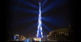 برج خليفة يضيء احتفالاً بإطلاق أحد أغلى الهواتف الذكية في العالم
