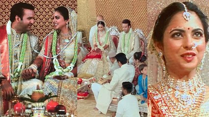 Isha Ambani Wedding : Isha Anand's First Glimpse, Bride Groom ties Knot | Boldsky