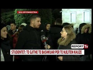Studentët shtrojnë mbulesat në tokë: Do kalojmë natën përpara Kryeministrisë