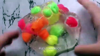Relaxing Slime ASMR Pressing Compilation / CRUNCHY SLIME #40