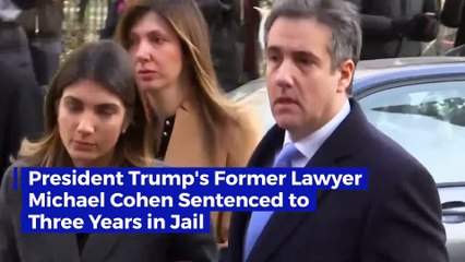 President Trump's Former Lawyer Michael Cohen Sentenced to Three Years in Jail