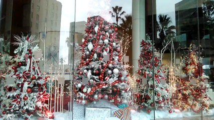 Une vitrine de Noël à San Jose, CA, USA en Novembre 2018