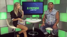 Décimo primeiro peão eliminado de A Fazenda 10, Evandro conta para Flávia Viana suas experiência no reality e responde as perguntas dos internautas