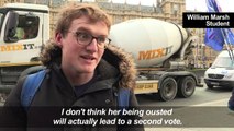 Londoners react as May faces confidence vote by her party
