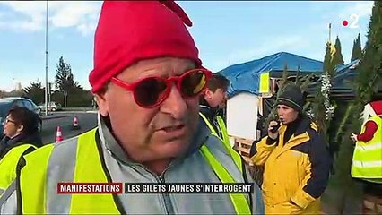 Manifestations : les "gilets jaunes" s'interrogent