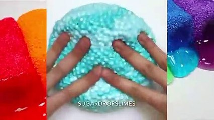 Strawberry Marshmallow Frosting Slime - Satisfying Slime ️ #102 Crunchy | Fluffy | Edible | Glitter