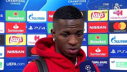 Vinicius: "Hemos intentado mucho pero no ha conseguido meter goles"