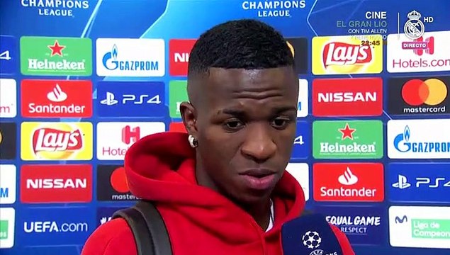 Vinicius: Hemos intentado mucho pero no ha conseguido meter goles