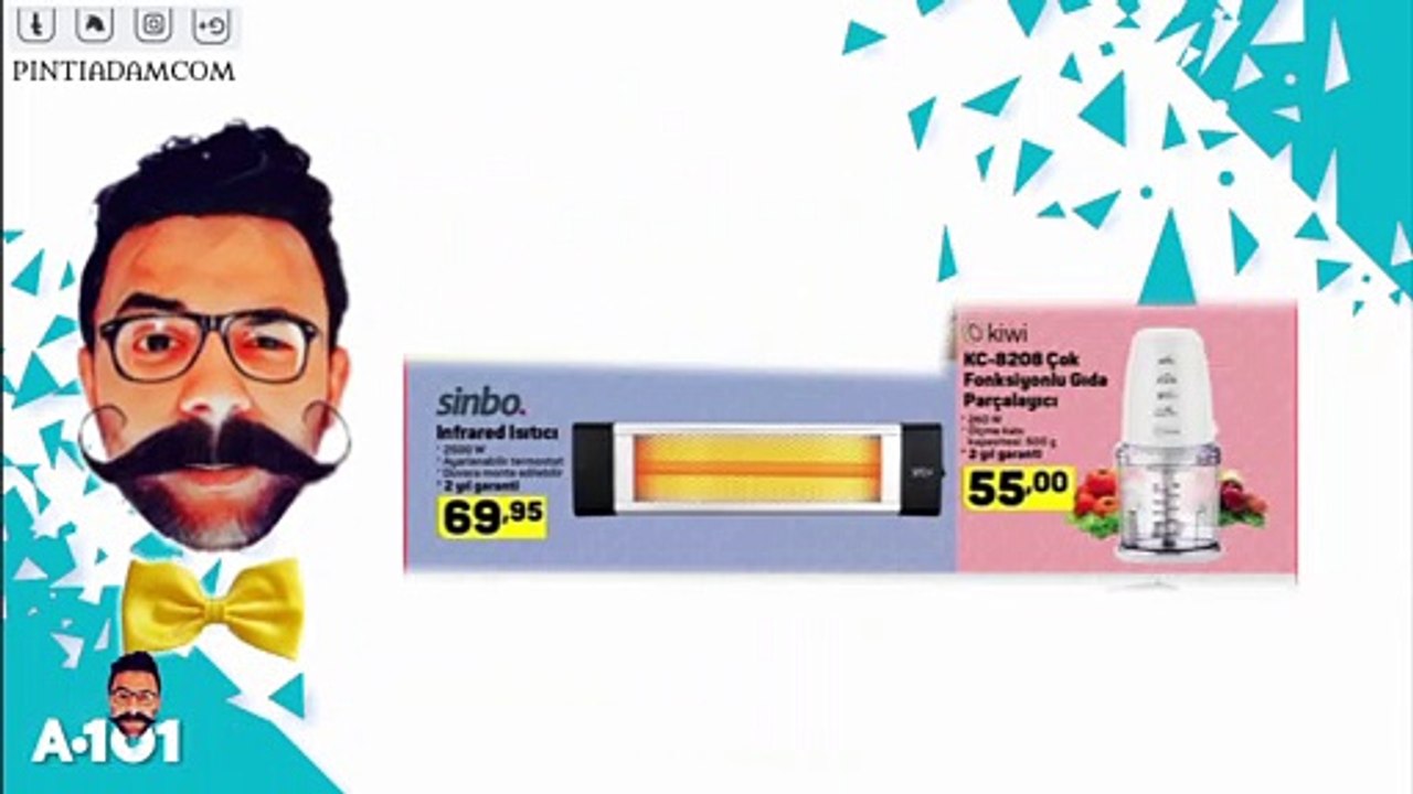 A101 AKTÜEL ÜRÜNLER kiwi  8208 çok fonksiyonlu gıda parçalayıcı