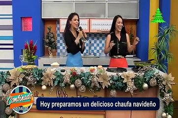 ¡Patty Wong estuvo en Combinado para preparar un exquisito chaufa navideño!