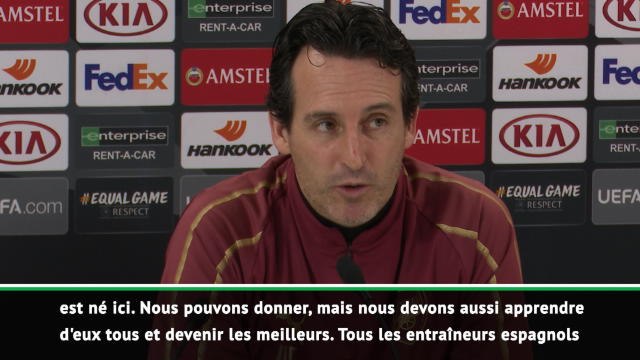 Groupe E - Emery : Les entraîneurs espagnols ont le gène de la compétition