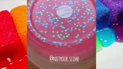Satisfying Slime ️ #94 Crunchy | Clear | Flubber | Fluffy | Edible | Glitter Slime