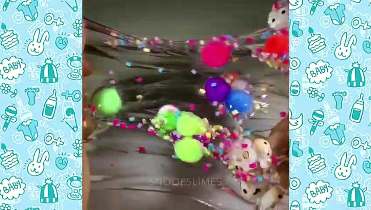 Mixing Glitter Into Slime | Satisfying Slime ASMR Video You'll Relax Watching (Aug) #6