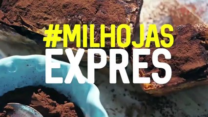 Milhojas de chocolate