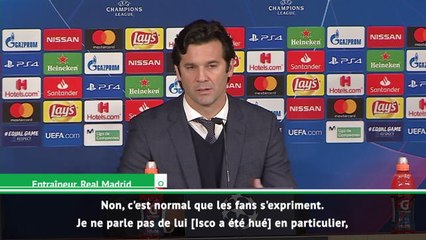 Groupe G - Solari : "C'est normal que les supporters s'expriment"