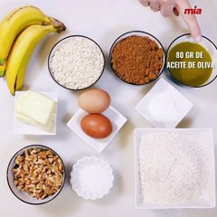 Galletas avena y plátano