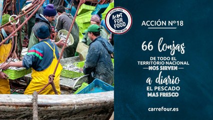 Pescado fresco y de calidad en Carrefour