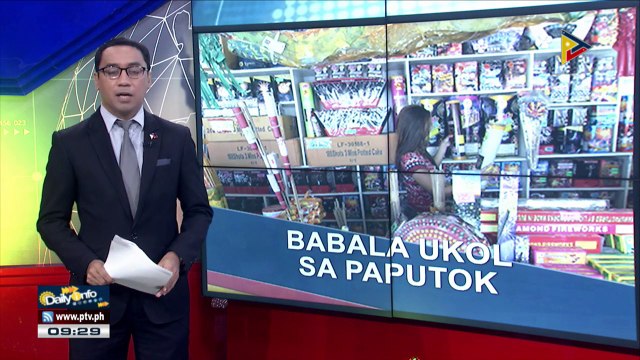 Listahan ng mga ipinagbabawal na paputok, inilabas na