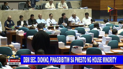 DBM Sec. Diokno, pinagbibitiw sa pwesto ng House minority