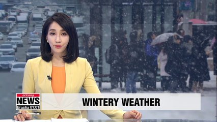 Seoul, central region hit by snow, but heavy snow advisories removed