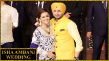 Chennai Superkings Harbhajan Singh With Wife Geeta Basra At Isha Ambani Wedding