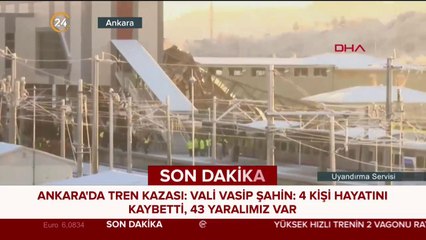 Ankara-Konya hızlı treni kaza yaptı