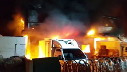 칠곡군 냉동창고에서 불...재산 피해 7,400만 원 / YTN