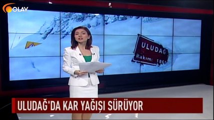 Uludağ'da kar yağışı sürüyor