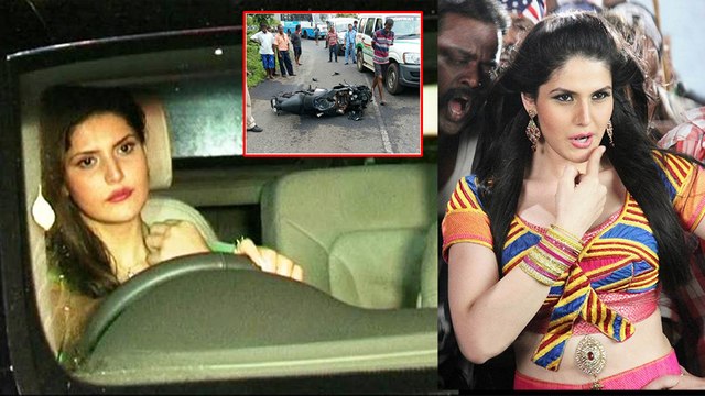 நடிகையின் கார் மீது பைக் மோதிய விபத்தில் வாலிபர் பலி- வீடியோ