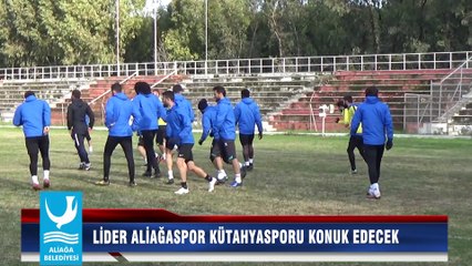 LİDER ALİAĞASPOR KÜTAHYASPORU KONUK EDECEK