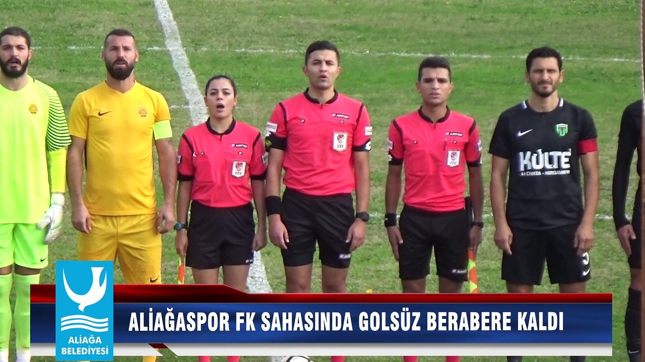 ALİAĞASPOR FK SAHASINDA GOLSÜZ BERABERE KALDI